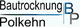 Logo mit Text "Bautrocknung Polkehn" und den Initialen "BP".