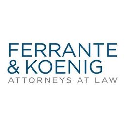 "Ferrante & Koenig, Attorneys at Law, logo in blue and gray text."