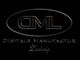 Logo mit den Buchstaben "DML" und Text "Digitale Manufaktur Ludwig" auf schwarzem Hintergrund.