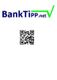 “Logo von BankTiPP.net mit grünem Häkchen und QR-Code darunter auf weißem Hintergrund.”