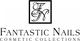 Logo mit dem Text "Fantastic Nails Cosmetic Collections" und verschlungenen Buchstaben im Quadrat.