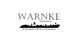 Logo von Warnke Glasreinigung mit Stadtsilhouette und Text: "Ihr Dienstleister in Bochum und Umgebung".