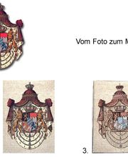 Mosaik nach Mass - Wappen