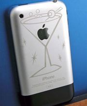 Lasergravur auf eloxiertem Metall - Musterbeispiel