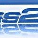 Blauer Schriftzug "Sass24.de" auf weißem Hintergrund mit leichter Spiegelung.