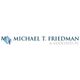 Logo of Michael T. Friedman & Associates PC with initials and scales of justice.