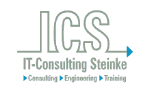 Logo von IT-Consulting Steinke mit den Worten: Consulting, Engineering, Training.