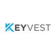 Logo of "KeyVest" with stylized blue "K" featuring a roof and window design.