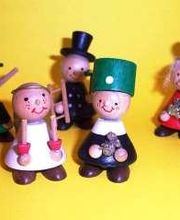 die kleinen Quadratlatschen® - Miniaturen aus dem Erzgebirge