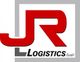 Logo mit rotem "JR" und schwarzem "Logistics GmbH" auf grauem Hintergrund.