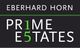 Schwarzes Logo: "Eberhard Horn Prime Estates" mit grünen Ziffern 1 und 5.