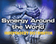 Hände bilden einen Kreis. Text: "Synergy Around the World, Independent Distributor".