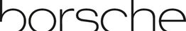 Schwarzes Logo mit dem Wort "borsche" in moderner, dünner Schrift auf weißem Hintergrund.