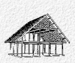 Holzständerhaus CAD-Perspektive