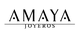 Texto del logotipo en negro: "AMAYA" arriba y "JOYEROS" abajo.