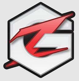 Hexagonal logo with a stylized red lightning bolt and capital "G" on a gray background.