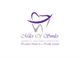 Logo of "Miles Of Smiles" dentistry with a tooth and purple smile graphic.
