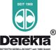 Logo der Detekta Detektiv-Gesellschaft seit 1968 in grün und schwarz.