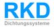 Logo mit blauen Buchstaben "RKD" und dem grauen Text "Dichtungssysteme" darunter.