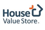 House Value Store logo with an abstract house icon in blue and orange colors.