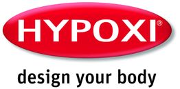 Roter HYPOXI-Logo-Titel mit weißem "design your body" Schriftzug darunter.