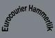 Bogenförmiger Text: "Eurocourier Hammerlik" auf grauem Hintergrund.