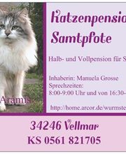 Katzenpension Samtpfote Logo