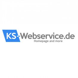 Logo von KS-Webservice.de mit dem Text "Homepage and more" darunter.