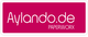 Rotes Logo mit weißem Text: „Aylando.de PAPERWORX“.