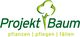 Logo von "Projekt Baum" mit Baumgrafik und Text: pflanzen | pflegen | fällen.