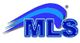 Logo mit blauen Streifen über dem Schriftzug "MLS".