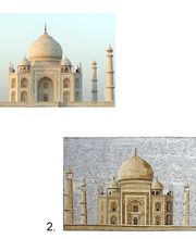 Mosaik nach Mass - Taj Mahal
