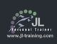Logo mit stilisiertem Läufer, JL Personal Trainer, Webseite: www.jl-training.com.
