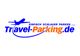 Logo von Travel-Parking.de mit Flugzeug und Slogan "Einfach schlauer parken...".