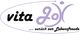 Logo mit Text "vita Joy ... zurück zur Lebensfreude" und einem abstrakten, tanzenden Menschen.