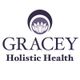 Gracey Holistic Health logo with a purple lotus and circles above text.