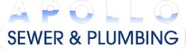 Logo for Apollo Sewer & Plumbing with blue gradient text.