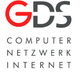 Logo mit den Buchstaben GDS und den Wörtern: COMPUTER, NETZWERK, INTERNET.