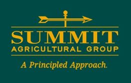 Summit Agricultural Group logo with a weather vane icon and the slogan "A Principled Approach."