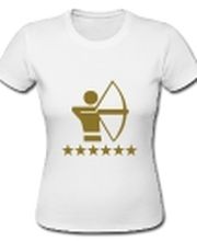 Girlieshirt mit Pfeil und Bogen