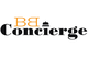 Logo mit Schriftzug "BB Concierge" in Schwarz und Orange, mit einer kleinen Glocken-Grafik.
