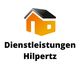 Logo mit einem stilisierten Haus und dem Text: "Dienstleistungen Hilpertz".
