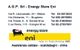Contatti per A.G.P. Srl - Energy Store Eni con indirizzi e numeri di telefono delle sedi in Italia.