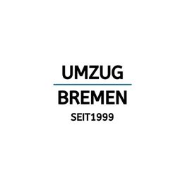 Text "Umzug Bremen, seit 1999" in schwarzer Schrift auf weißem Hintergrund.