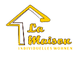 Logo von "La Maison", gelbes Dreieckshaus, Text "Individuelles Wohnen".