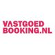 Logo met roze tekst: "VASTGOEDBOOKING.NL" op een witte achtergrond.