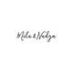 "Mila & Nadya" cursive text on a white background.