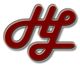 Rotes, stilisiertes Logo mit den Buchstaben "H" und "L" auf weißem Hintergrund.