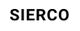 Texto en negro: "SIERCO" en fondo blanco.