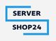 Logo mit den Worten "Server Shop24" in blauer Schrift auf weißem Hintergrund.